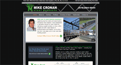 Desktop Screenshot of mikecronansteel.com
